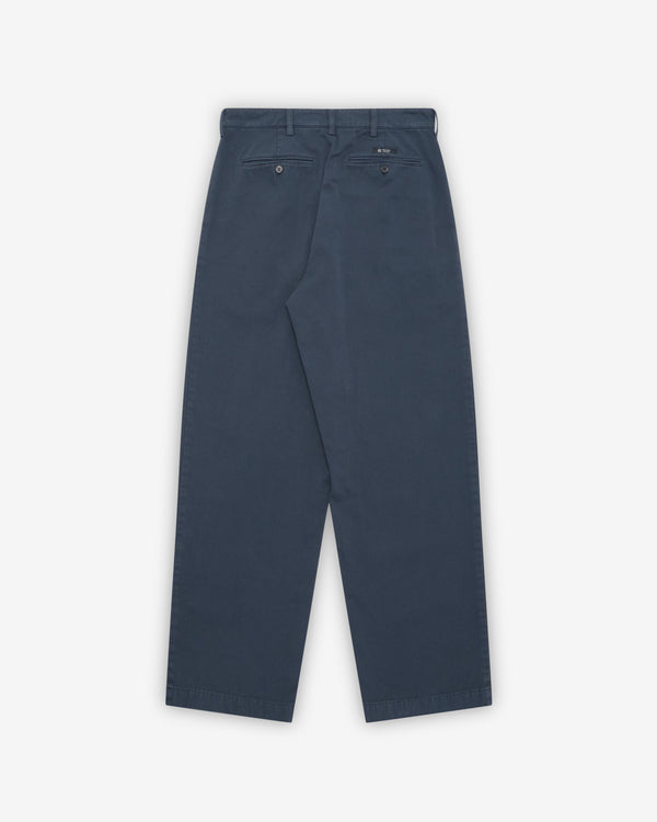 Prada - Men's Wide-Leg Cotton Pants - (Navy)
