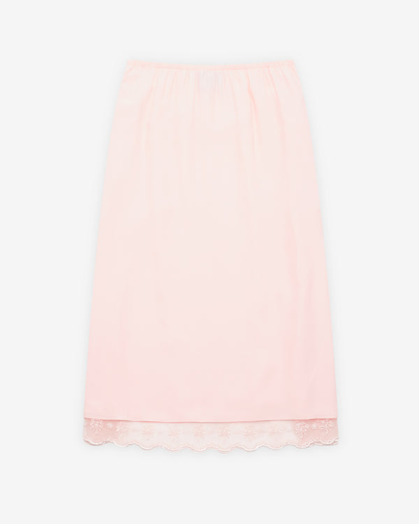 Simone Rocha - Women's Lace Trim Negligee Skirt - (Soft Pink)