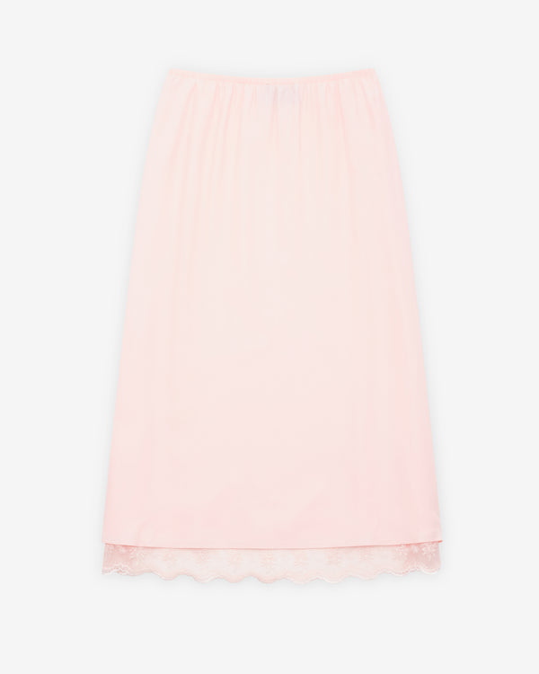 Simone Rocha - Women's Lace Trim Negligee Skirt - (Soft Pink)