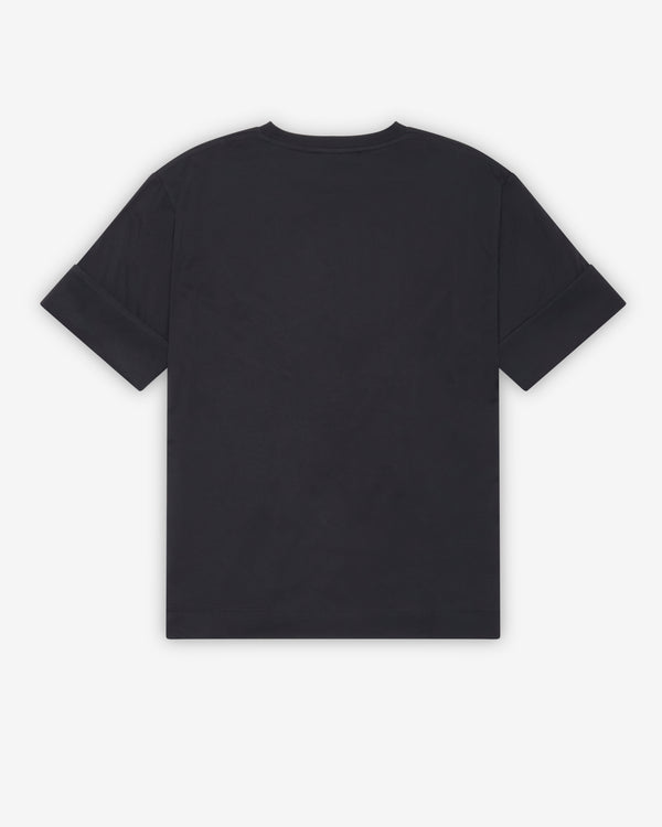 Simone Rocha - Women's Gathered Rose Wire Sleeve Boy T-Shirt - (Black)