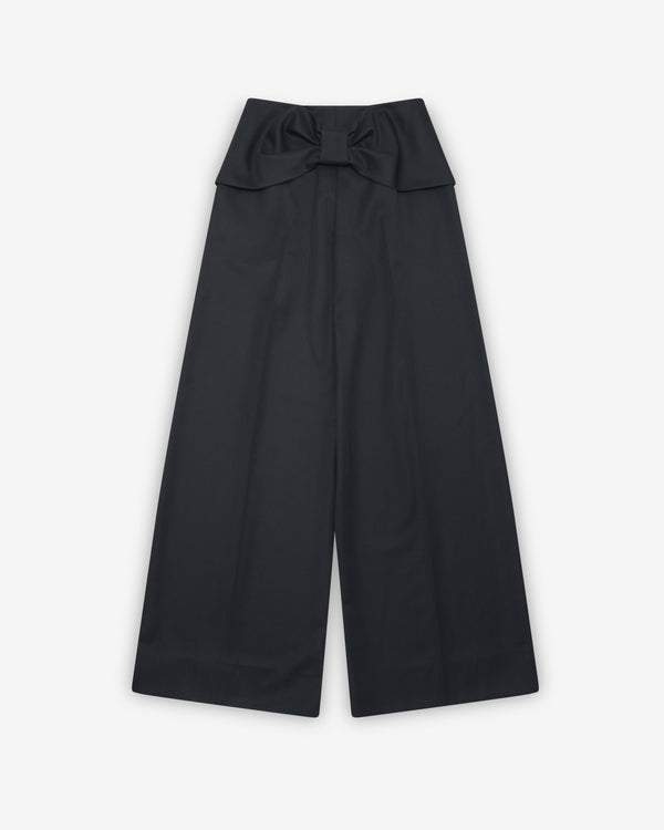 Simone Rocha - Women's Back Bow Wide Leg Trousers - (Black)