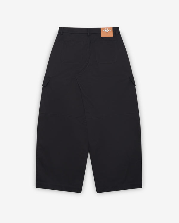 Simone Rocha - Men's Cargo Balloon Knee Pleat Trousers - (Black)