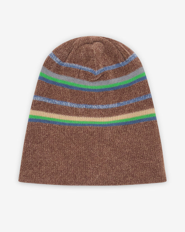 Maison Margiela - Men's Striped Knit Beanie - (Blue/Grey)