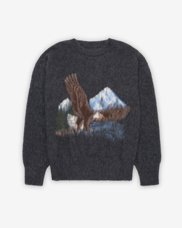 Maison Margiela - Men's Eagle Crewneck Sweater - (Charcoal)