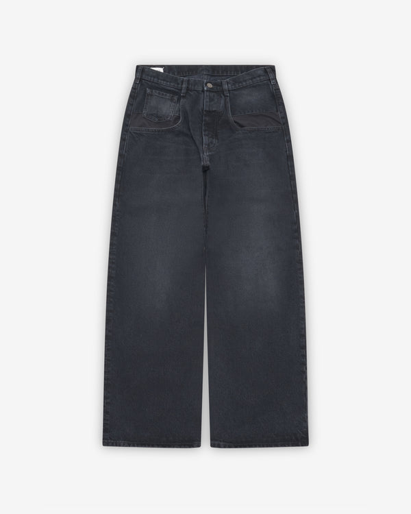 Maison Margiela - Men's Paneled Denim Jeans - (Black)