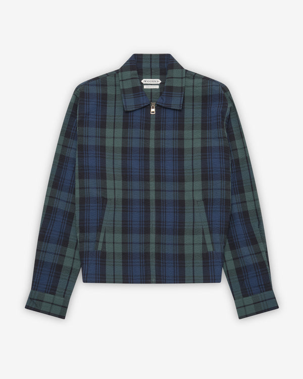 JW Anderson - Men's Front Zip Blouson - (Navy/Green)