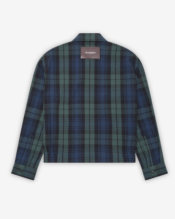 JW Anderson - Men's Front Zip Blouson - (Navy/Green)