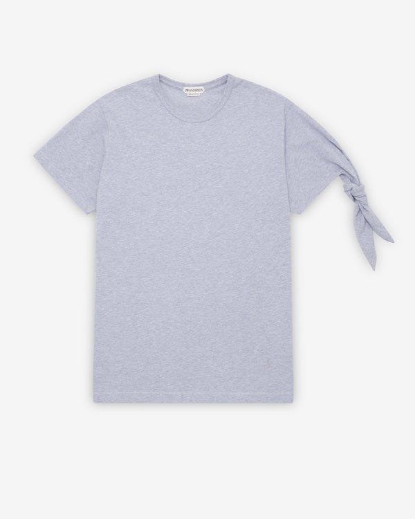 JW Anderson - Men's Knotted Sleeve T-Shirt - (Mid Grey Melange)