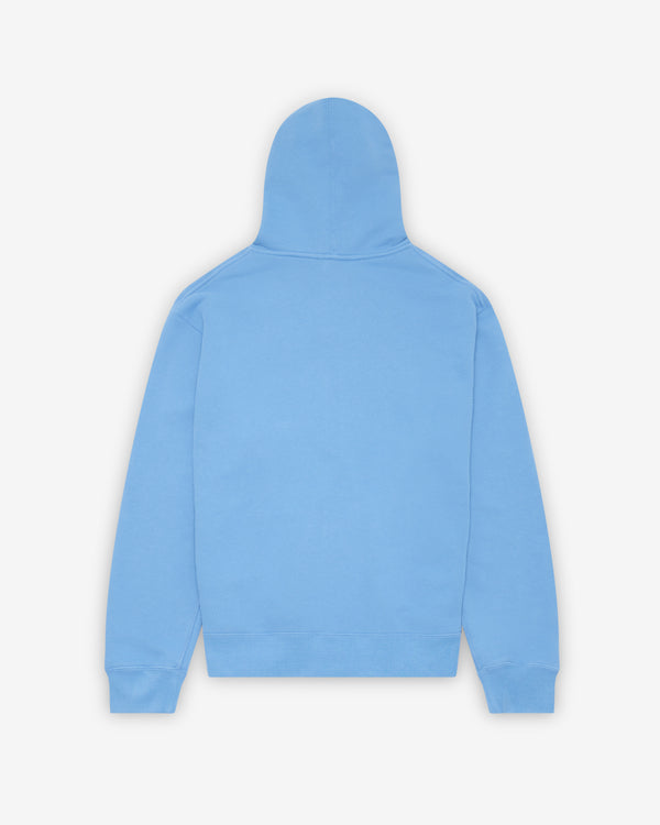 JW Anderson - Men's Front Zip Hoodie - (Washed Blue)