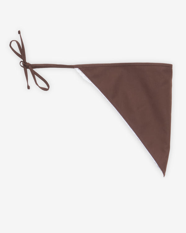 Miu Miu - Women's Poplin Bandana - (Ebony/White)
