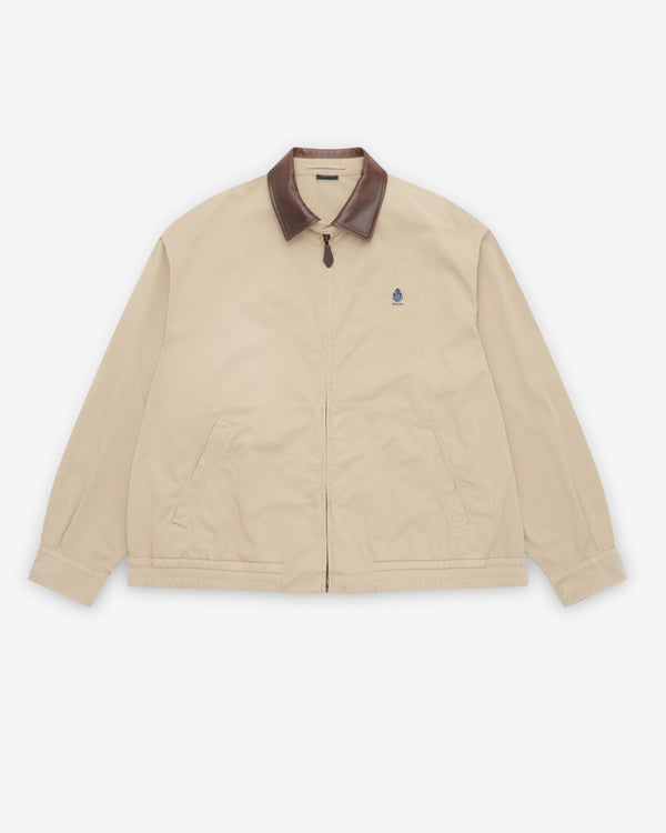 Prada - Men's Cotton Jacket With Leather Details - (Cord)