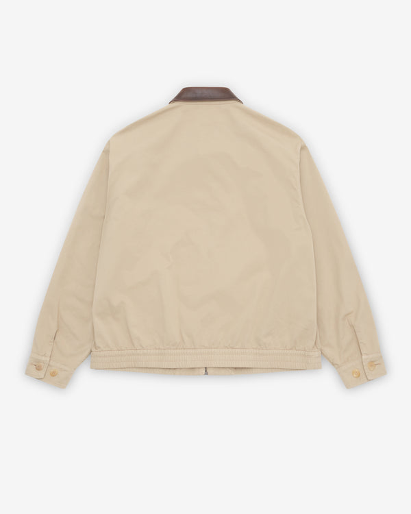 Prada - Men's Cotton Jacket With Leather Details - (Cord)