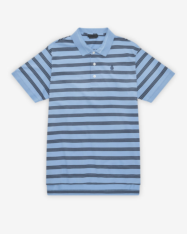 Prada - Men's Garment-Dyed Cotton Polo Shirt - (Periwinkle/Blue)