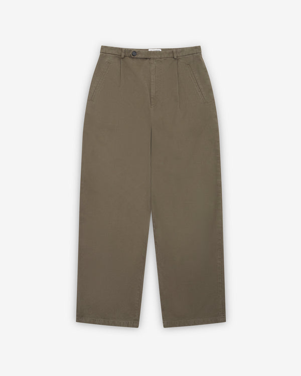Jil Sander - Men's Cotton Drill Trousers - (Thyme Green)