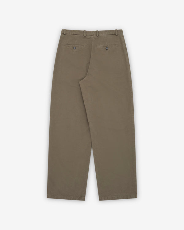 Jil Sander - Men's Cotton Drill Trousers - (Thyme Green)
