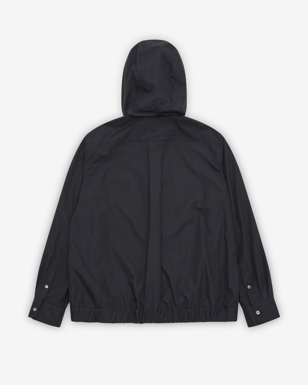 Sacai - Men's Poplin Hoodie - (Black)