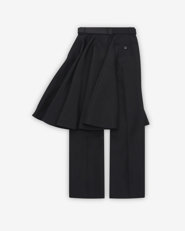 Sacai - Women's Double-Faced Silk Cotton Pants - (Black)
