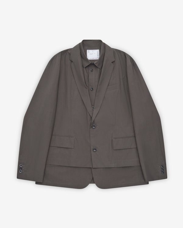 Sacai - Men's Typewriter Jacket - (Dark Khaki)