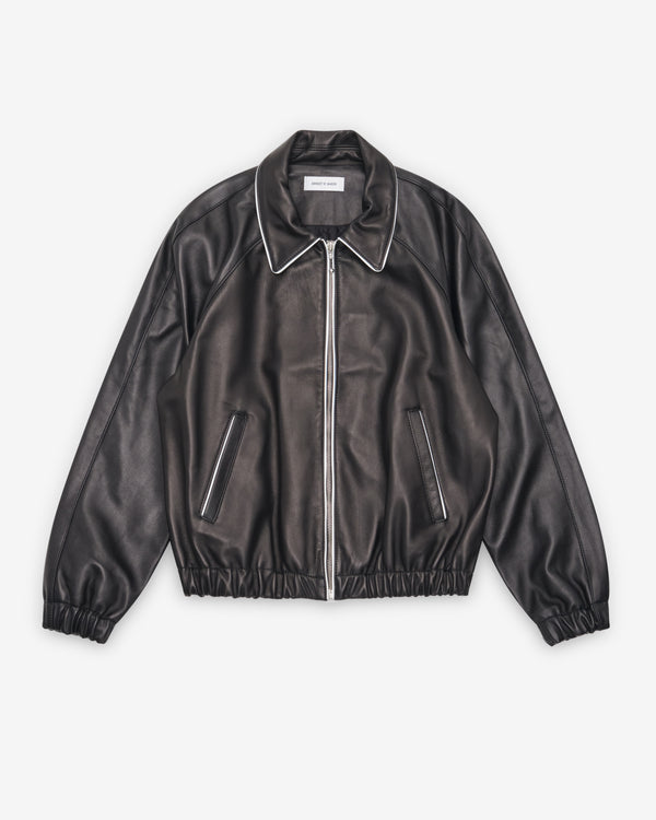 Ernest W. Baker - Men's Contrast Pipe Track Jacket - (Black)