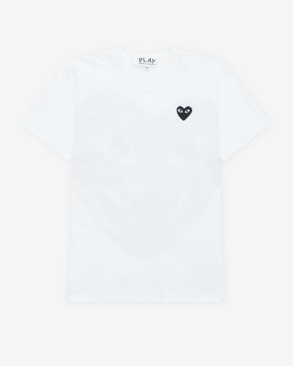 Play - Black Heart T-Shirt - (White)