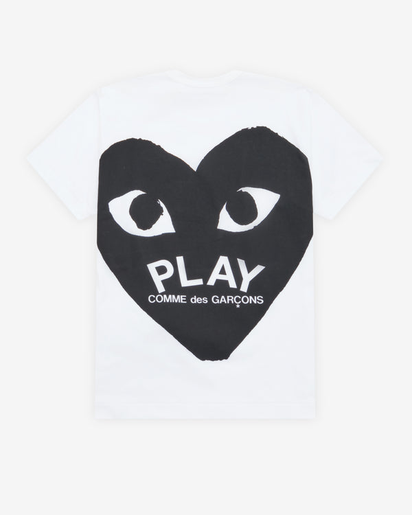 Play - Black Heart T-Shirt - (White)