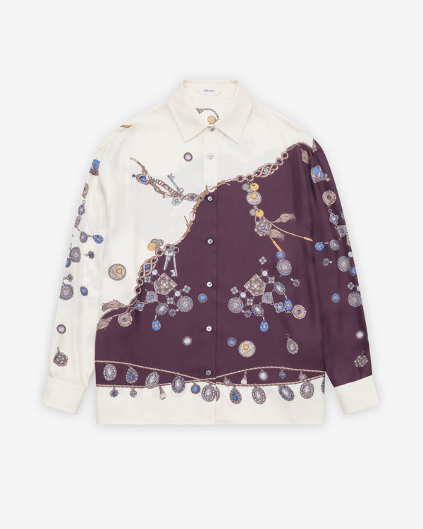 Versace - Women's Informal Shirt - (Burgundy)