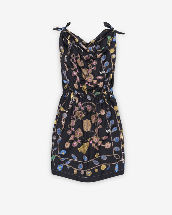 Versace - Women's Broken Jewels Dress - (Black)