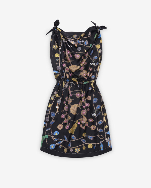 Versace - Women's Broken Jewels Dress - (Black)