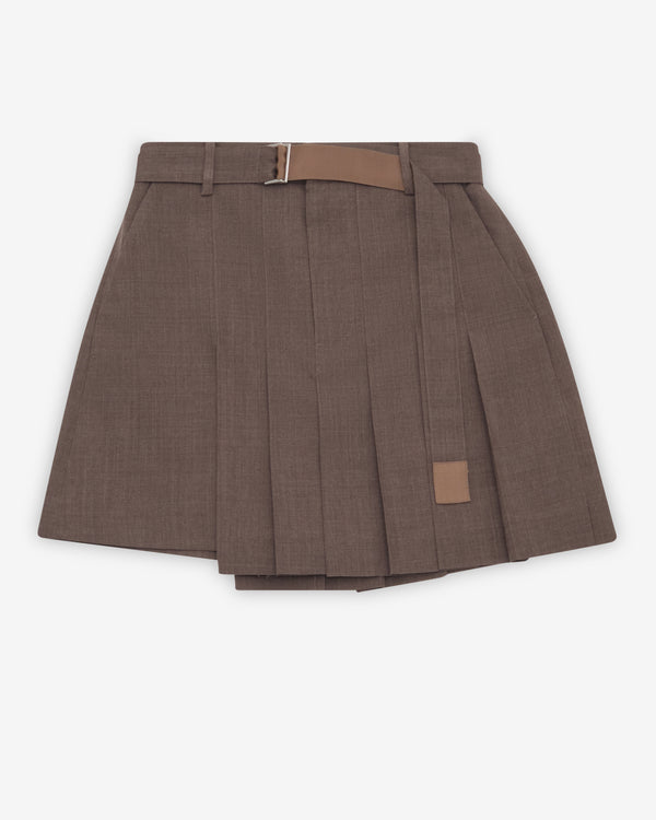 Sacai - Women's Suiting Shorts - (Brown)
