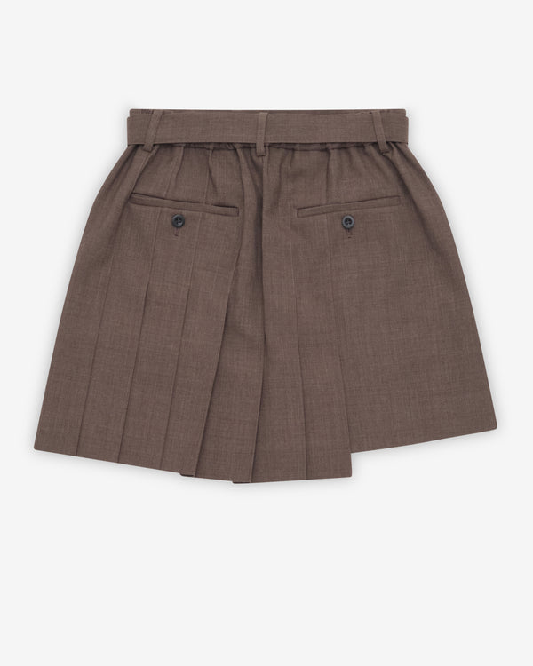 Sacai - Women's Suiting Shorts - (Brown)