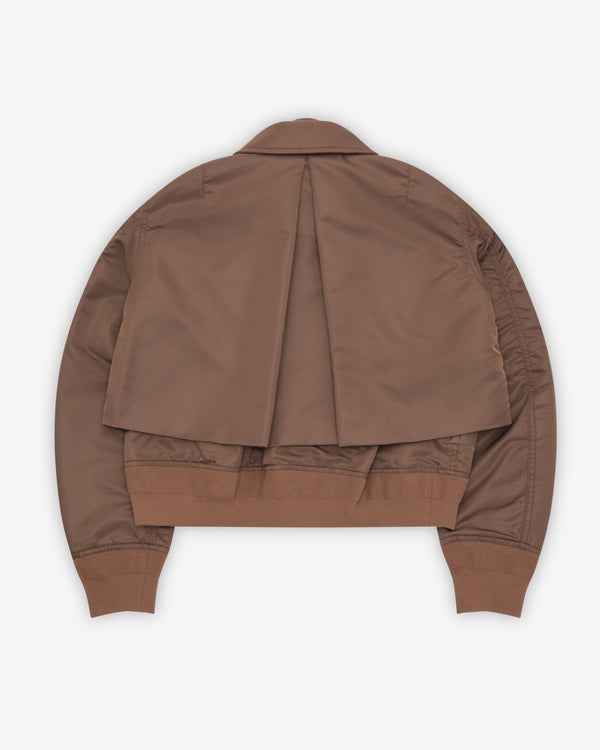 Sacai - Women's Nylon Bomber - (Brown)