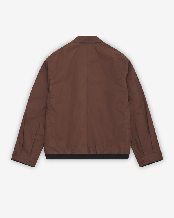 Sacai - Men's Nylon Twill X Rip Stop Reversible Jacket - (Brown/Black)