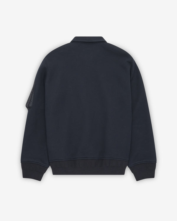 Sacai - Men's Sponge Sweat Polo Shirt - (Black)