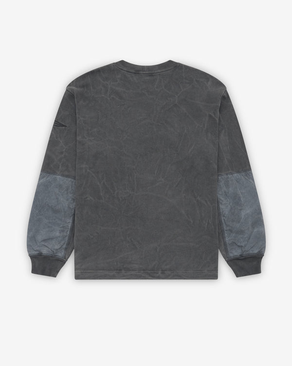 Stone Island - Men's Uneven Pigment Dyed Vanisé Sweatshirt - (Black)