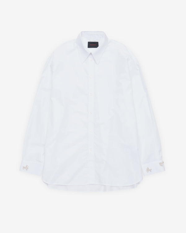 Simone Rocha - Men's Cuff Detail Easy Shirt - (White)