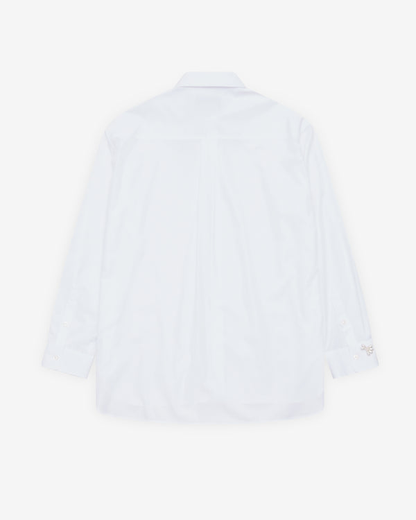 Simone Rocha - Men's Cuff Detail Easy Shirt - (White)