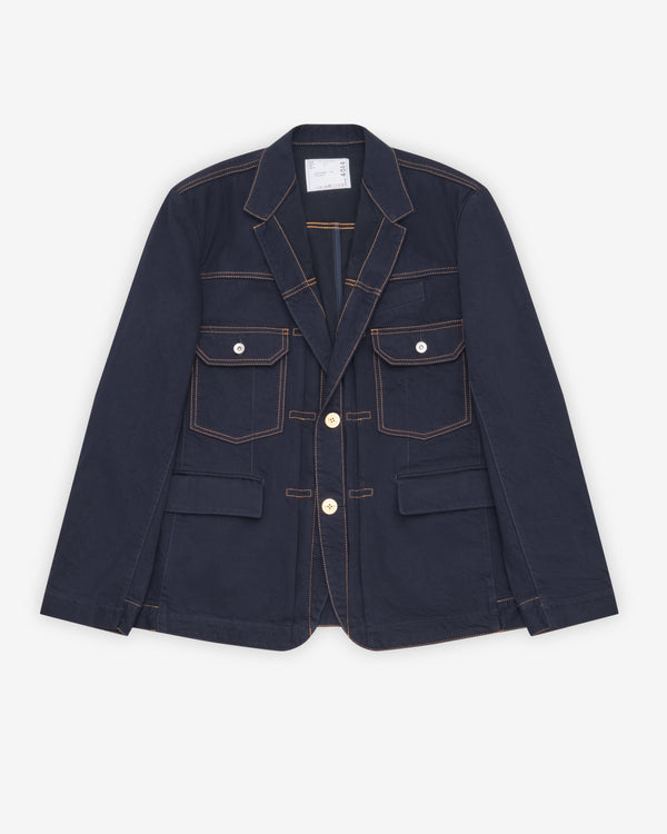 Sacai - Men's Denim Jacket - (Navy)