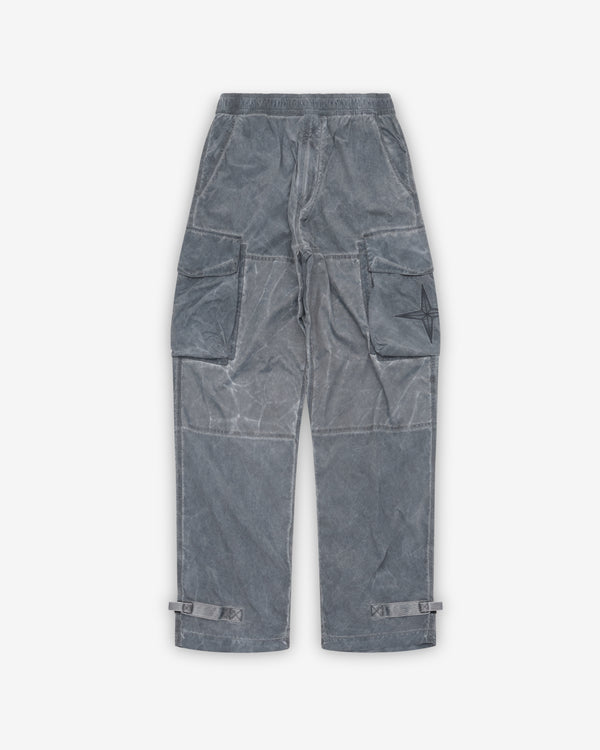 Stone Island - Men's Uneven Pigment Dyed Nylon Smerigliato Trousers - (Black)