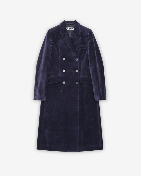 Jil Sander - Women's Double-Breasted Coat - (Midnight)