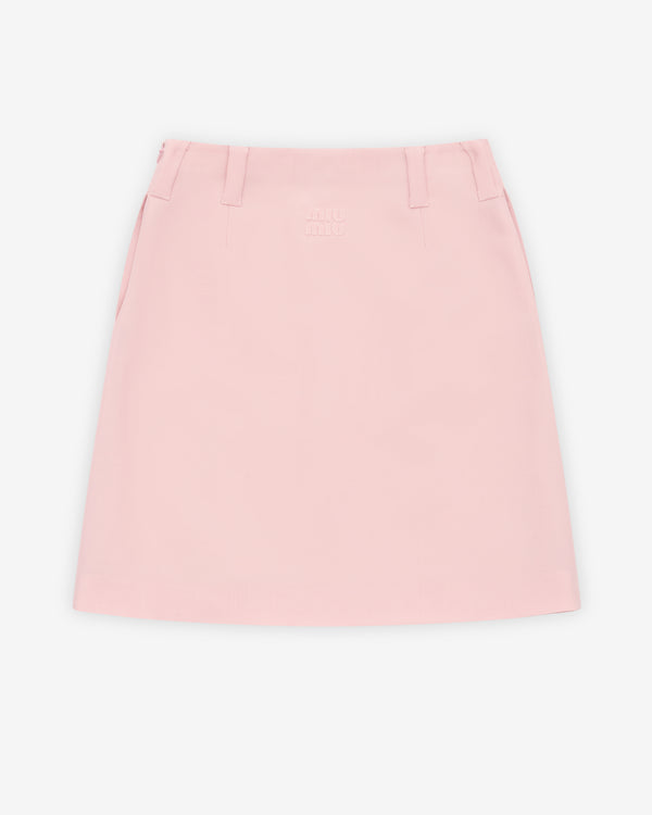 Miu Miu - Women's Kid Mohair Skirt - (Peach)
