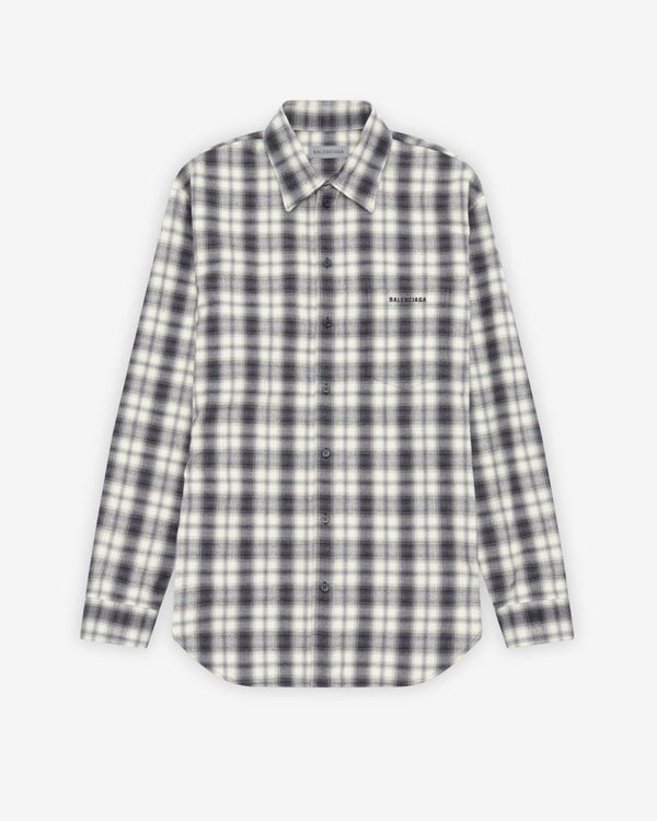 Balenciaga - Men's Regular Fit Shirt - (White/Black)