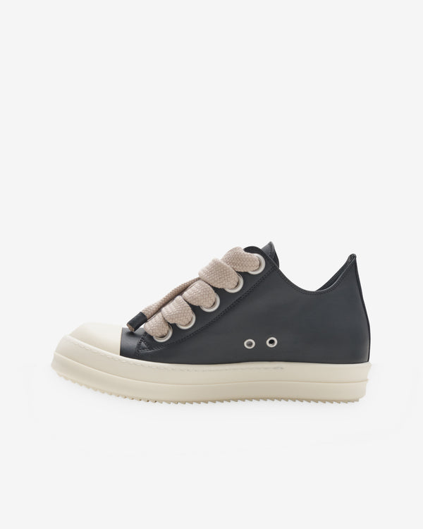 Rick Owens - Men's Jumbolace Low Sneaks - (Black/Milk)