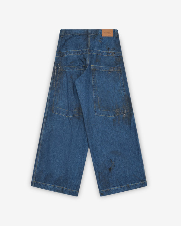 Kidill - Men's Coated Denim Pants - (Indigo)