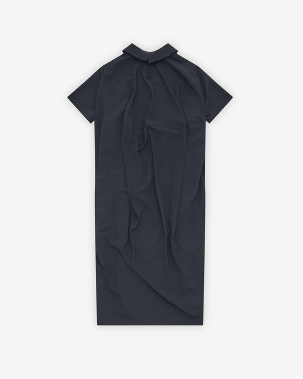 Melitta Baumeister - Women's Drapy Polo Dress - (Black)