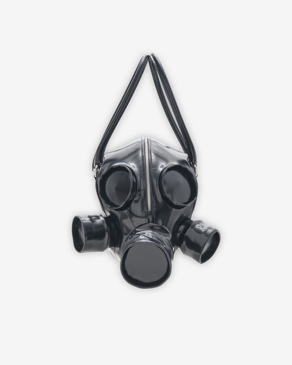 Doublet - Men's Gas Mask Leather Handbag - (Black)