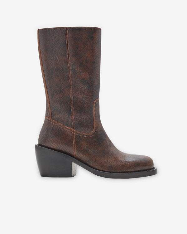 Dries Van Noten - Women's Boots - (Dark Brown)