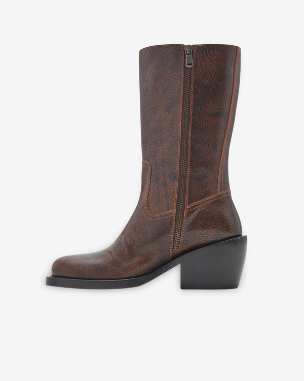 Dries Van Noten - Women's Boots - (Dark Brown)