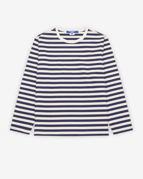 Junya Watanabe Man - Men's T-Shirt - (Navy/Natural)
