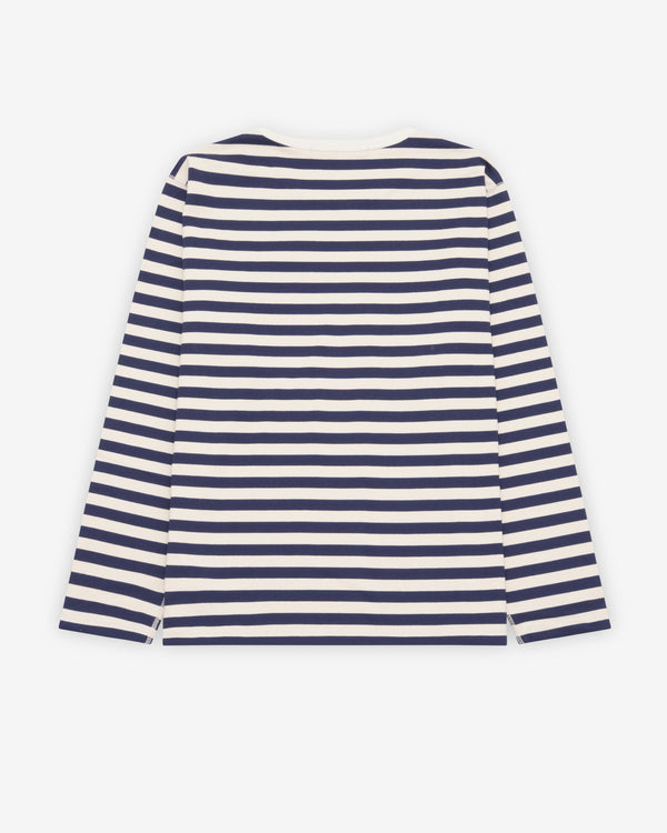 Junya Watanabe Man - Men's T-Shirt - (Navy/Natural)