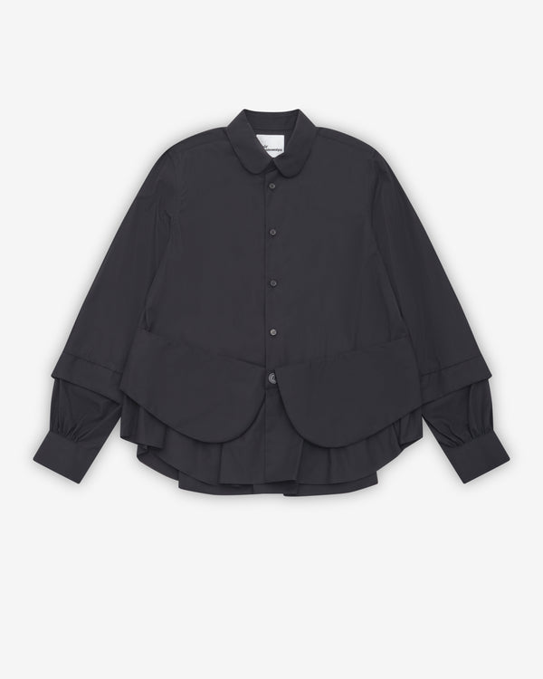 Noir Kei Ninomiya - Women's Layered Poplin Shirt - (White)